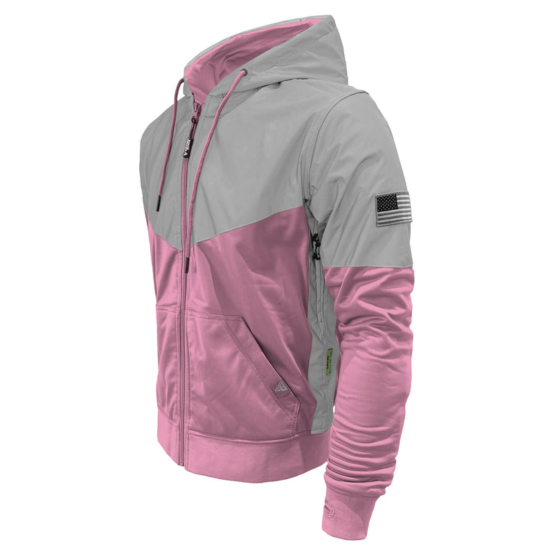 Load image into Gallery viewer, Ultra Reflective Hoodie Light Pink Eclipse
