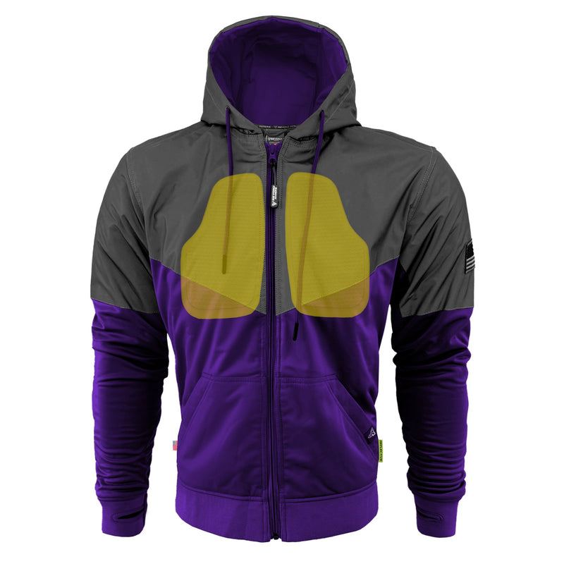 Load image into Gallery viewer, Ultra Reflective Hoodie Purple Nebula
