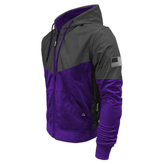 Ultra Reflective Hoodie Purple Nebula