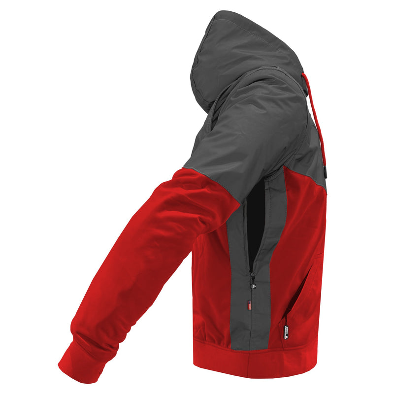 Load image into Gallery viewer, Ultra Reflective Hoodie Red Nebula with Pads
