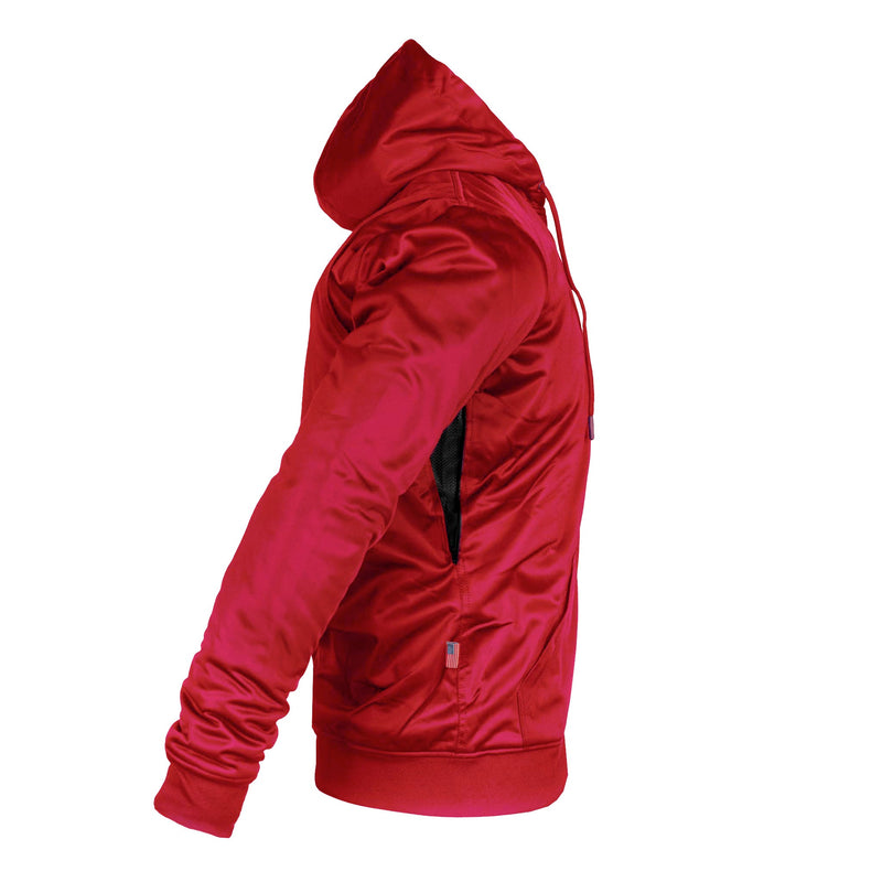 Load image into Gallery viewer, Red Solid Ultra Protective Hoodie with Pads
