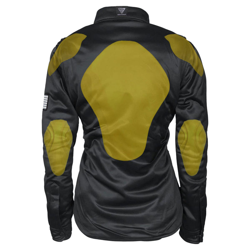 Load image into Gallery viewer, Ultra Protective Shirt for Women - Black Solid with Pads
