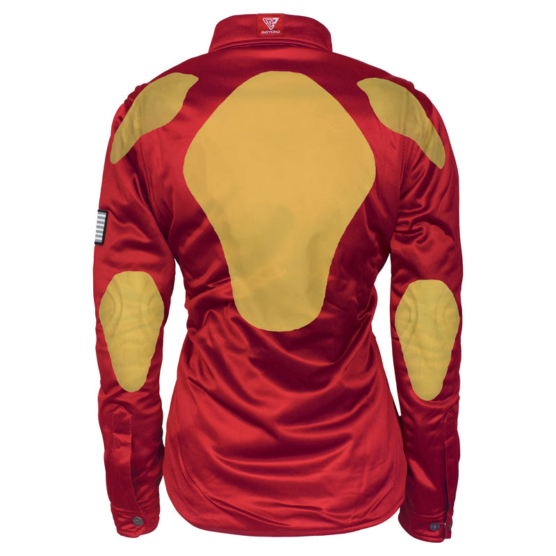 Load image into Gallery viewer, ‌Ultra Protective Shirt for Women - Red Solid with Pads
