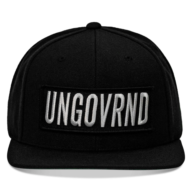 Load image into Gallery viewer, Ungovrnd Oversized Patch Flatbill SnapBack Hat
