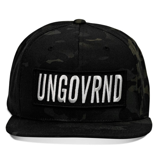 Ungovrnd Oversized Patch Flatbill SnapBack Hat