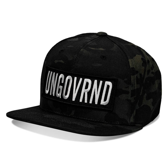 Ungovrnd Oversized Patch Flatbill SnapBack Hat