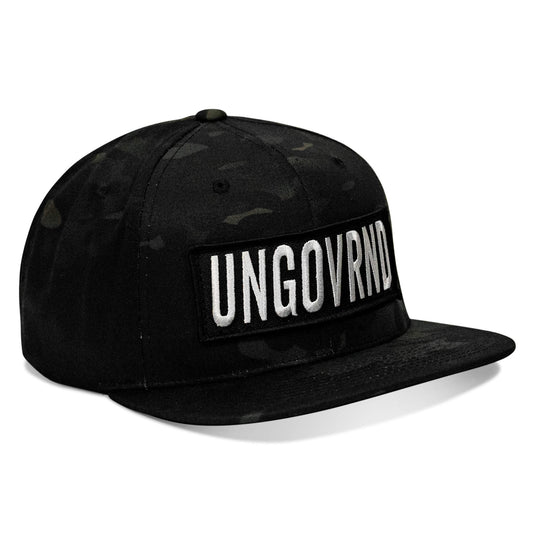Ungovrnd Oversized Patch Flatbill SnapBack Hat