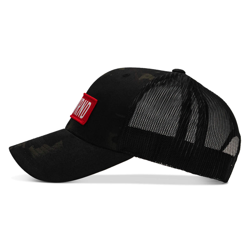 Load image into Gallery viewer, Ungovrnd Red Patch Snapback Hat
