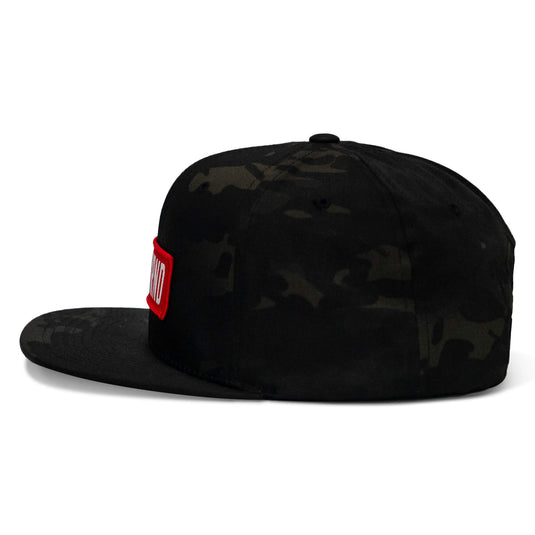 Ungovrnd Red Patch Flatbill SnapBack Hat