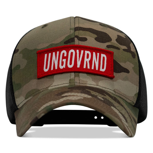 Ungovrnd Red Patch Snapback Hat