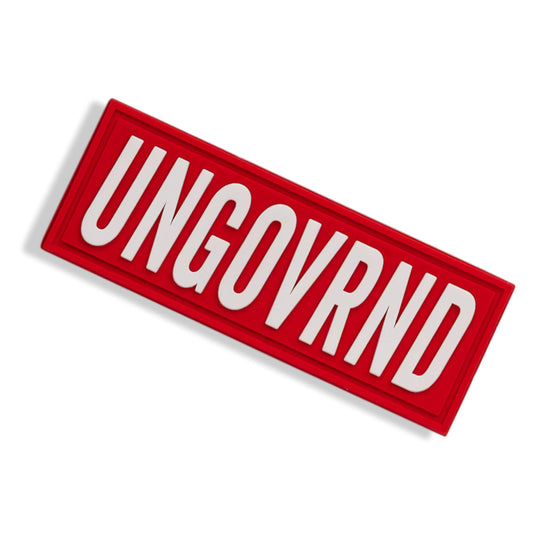Ungovrnd Red PVC Patch