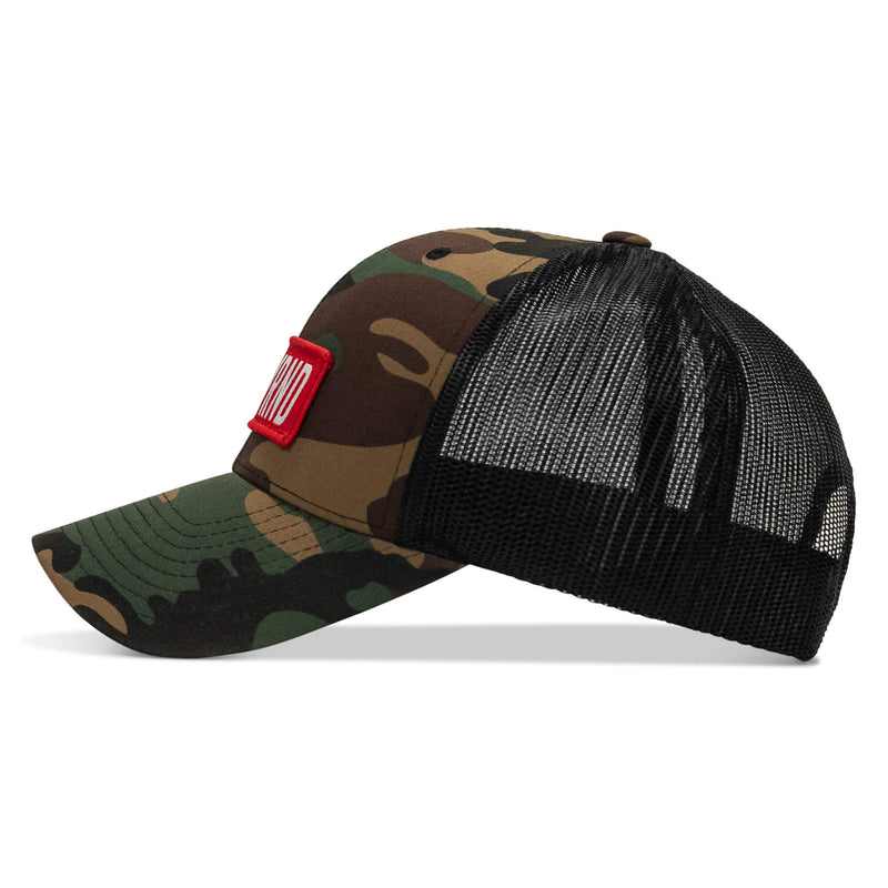 Load image into Gallery viewer, Ungovrnd Red Patch Snapback Hat
