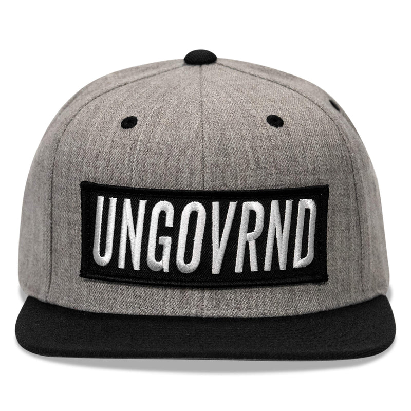 Load image into Gallery viewer, Ungovrnd Oversized Patch Flatbill SnapBack Hat
