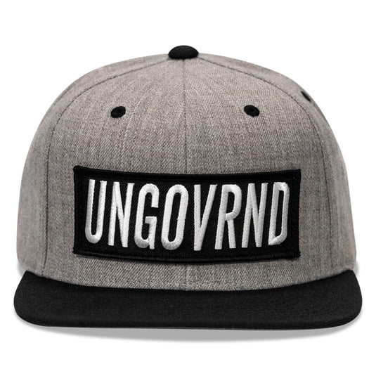 Ungovrnd Oversized Patch Flatbill SnapBack Hat