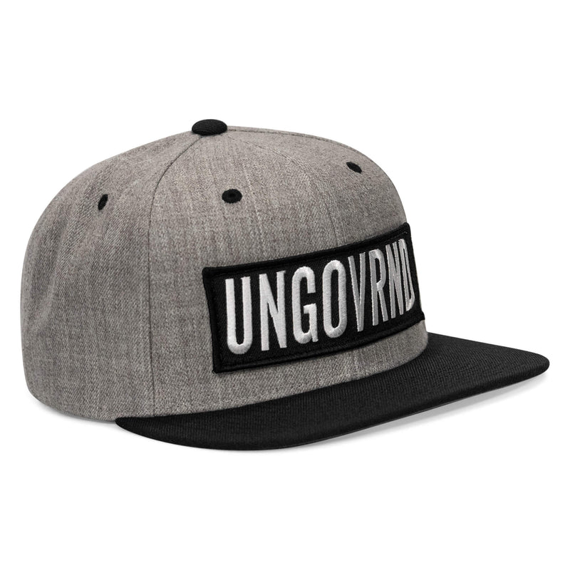 Load image into Gallery viewer, Ungovrnd Oversized Patch Flatbill SnapBack Hat
