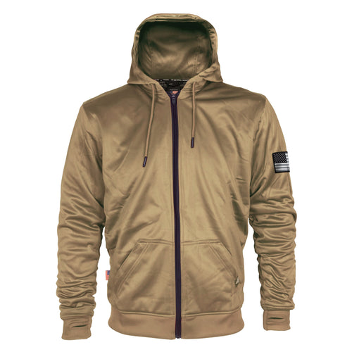 Camel Solid Ultra Protective Hoodie with Pads