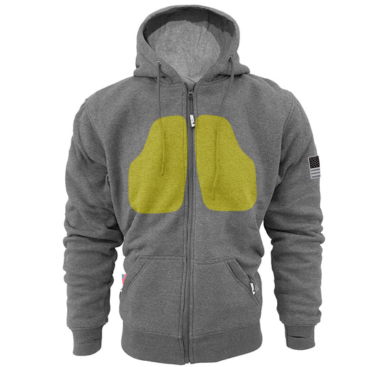Protective Fleece Unisex Hoodie - Gray Heather
