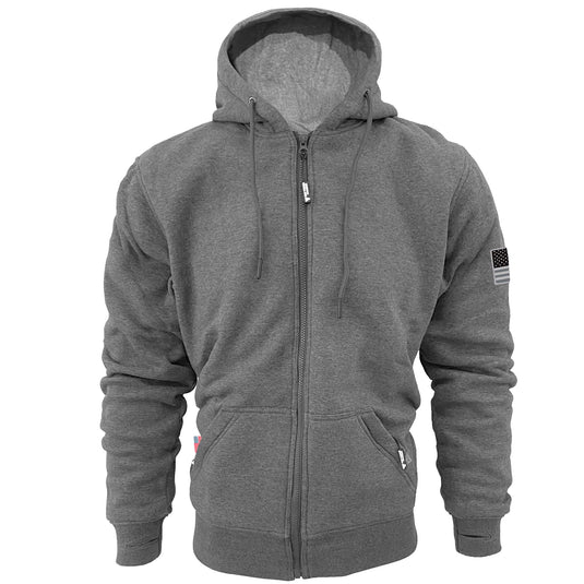 Protective Fleece Unisex Hoodie - Gray Heather