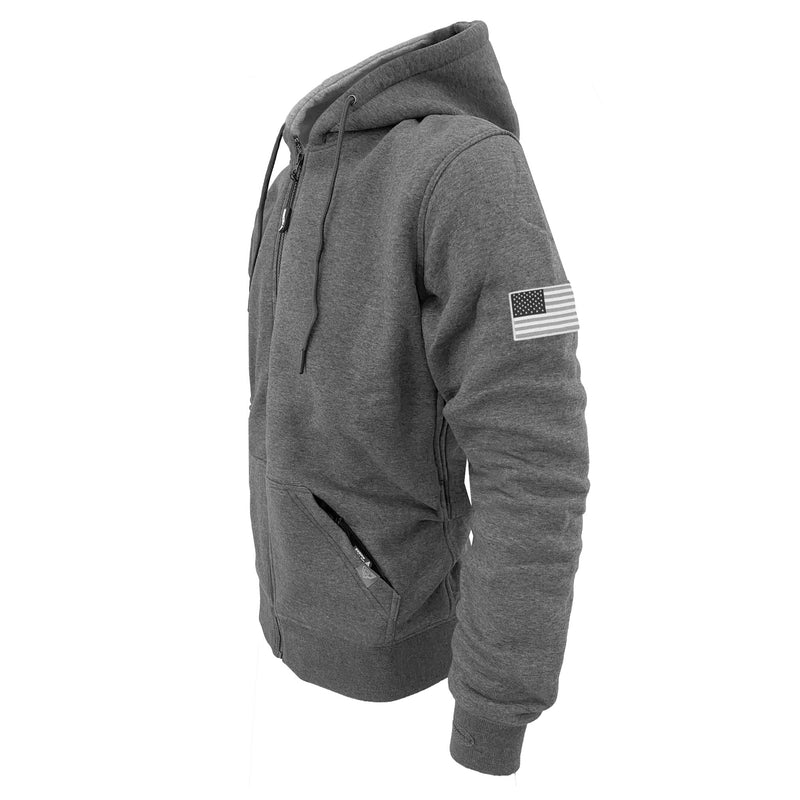 Load image into Gallery viewer, Protective Fleece Unisex Hoodie - Gray Heather
