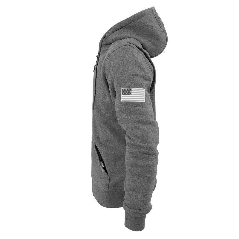 Load image into Gallery viewer, Protective Fleece Unisex Hoodie - Gray Heather
