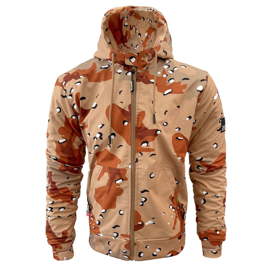 Protective SoftShell Unisex Camouflage Hoodie - “Dagger Two”