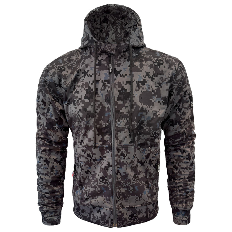 Load image into Gallery viewer, Protective SoftShell Unisex Camouflage Hoodie - “Devil Six”
