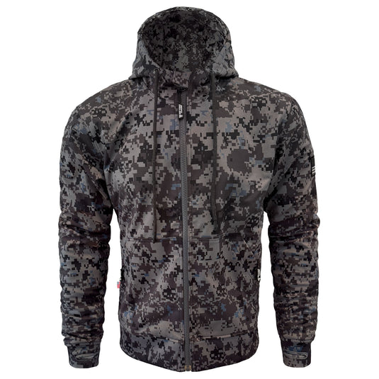 Protective SoftShell Unisex Camouflage Hoodie - “Devil Six”