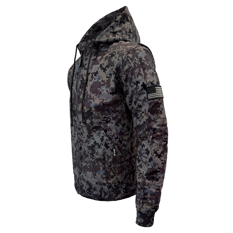 Load image into Gallery viewer, Protective SoftShell Unisex Camouflage Hoodie - “Devil Six”
