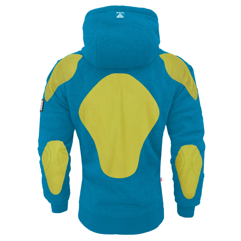 Load image into Gallery viewer, Protective Fleece Unisex Hoodie - Aqua Blue
