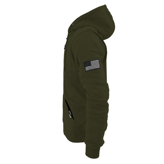 Protective Fleece Unisex Hoodie - Army Green