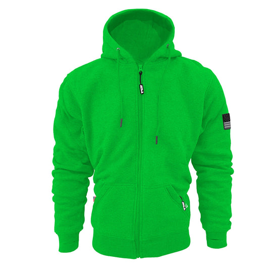 Protective Fleece Unisex Hoodie - Green