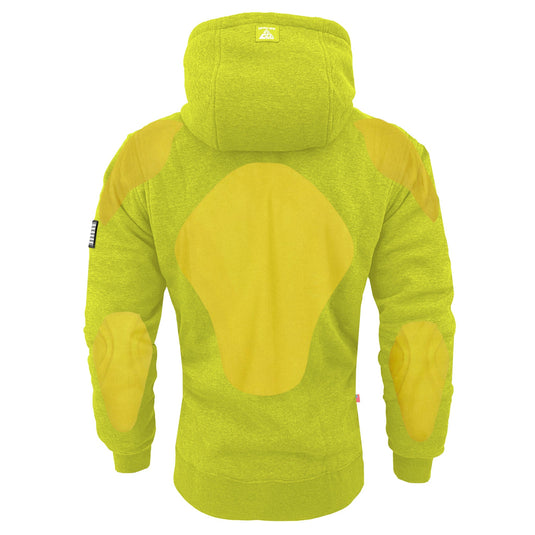 Protective Fleece Unisex Hoodie - Lime Yellow