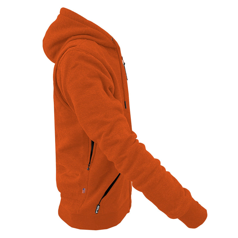 Load image into Gallery viewer, Protective Fleece Unisex Hoodie - Orange

