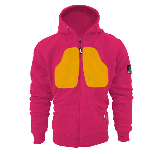 Protective Fleece Unisex Hoodie - Pink