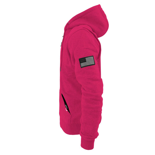 Protective Fleece Unisex Hoodie - Pink