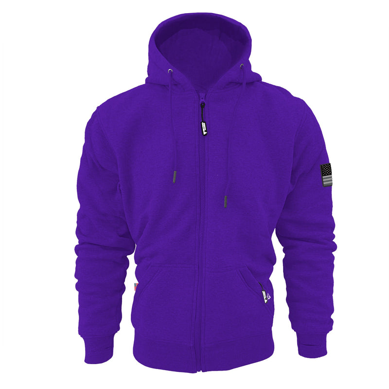 Load image into Gallery viewer, Protective Fleece Unisex Hoodie - Purple
