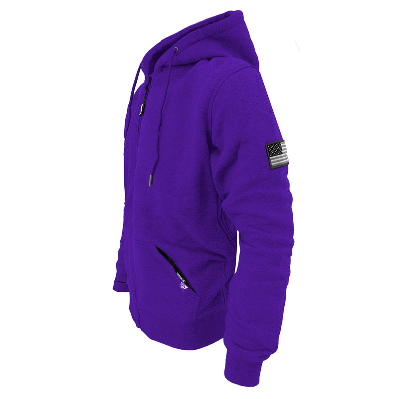 Load image into Gallery viewer, Protective Fleece Unisex Hoodie - Purple
