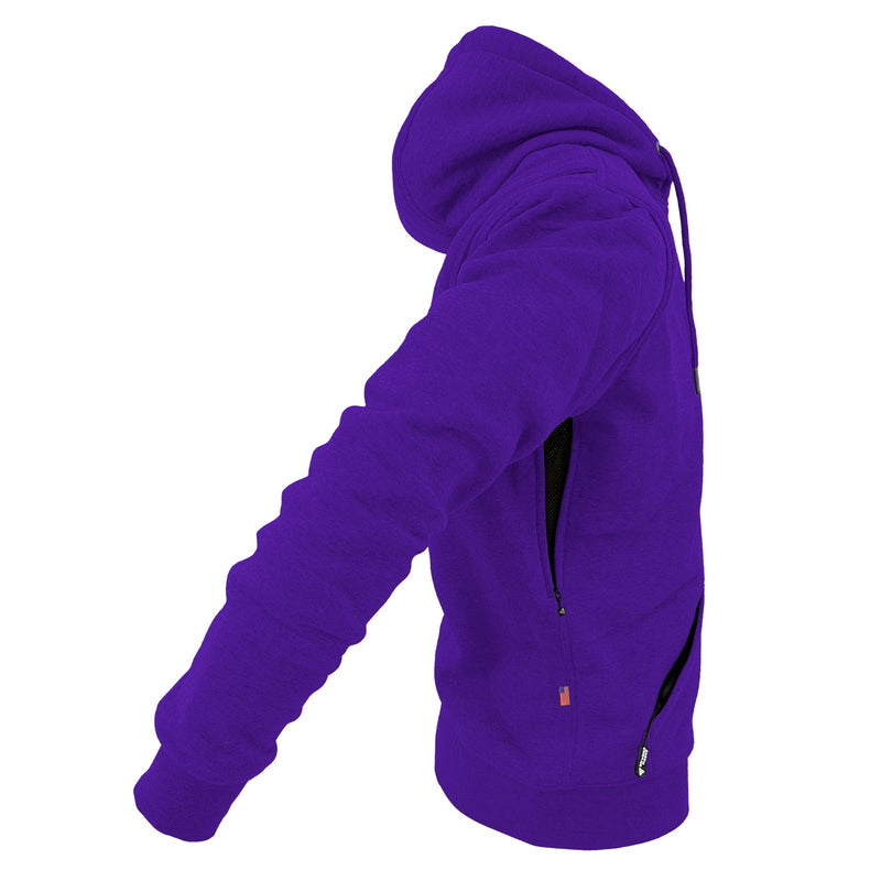 Load image into Gallery viewer, Protective Fleece Unisex Hoodie - Purple

