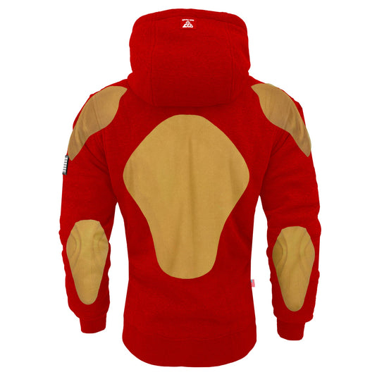 Protective Fleece Unisex Hoodie - Red