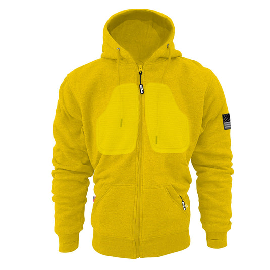 Protective Fleece Unisex Hoodie - Yellow