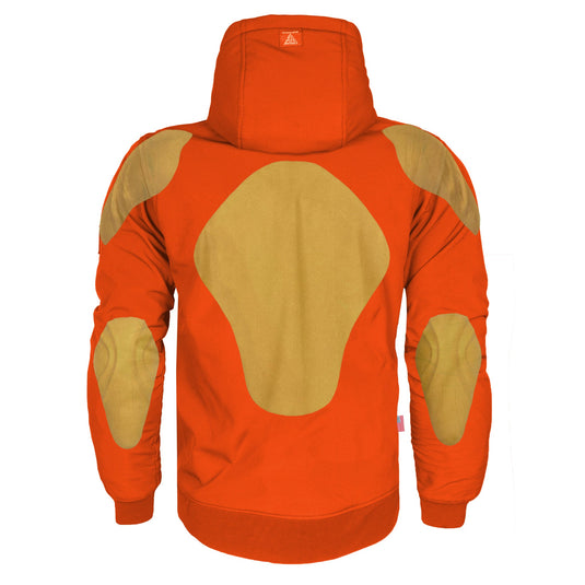 Protective SoftShell Unisex Hoodie - Orange Matte