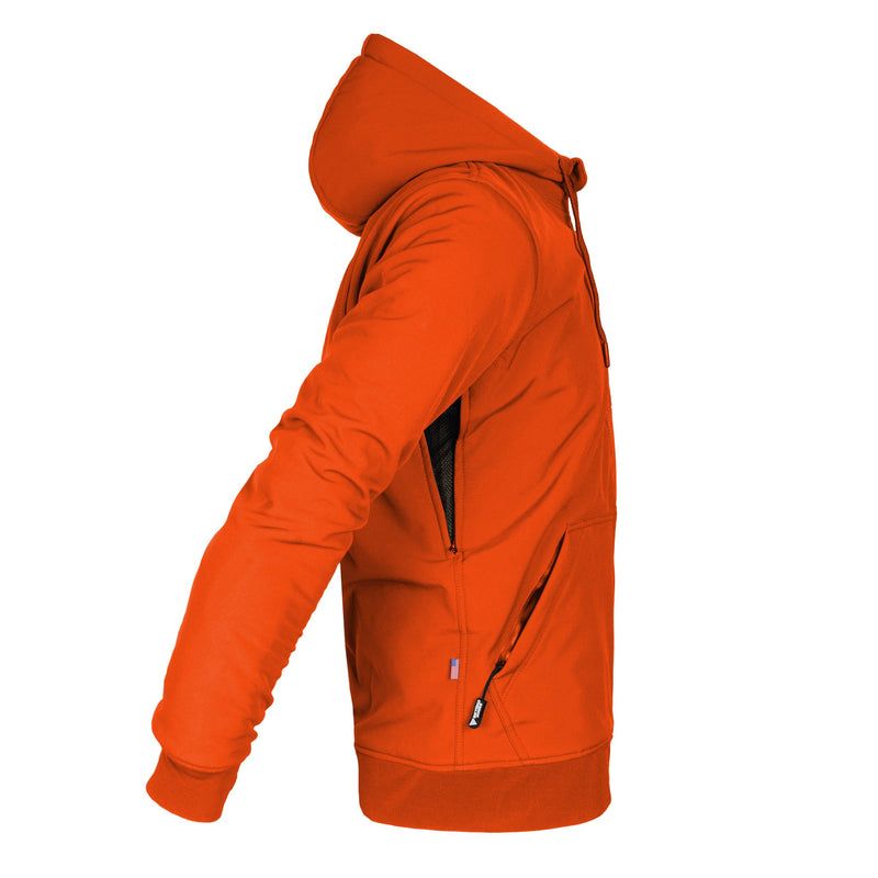 Load image into Gallery viewer, Protective SoftShell Unisex Hoodie - Orange Matte

