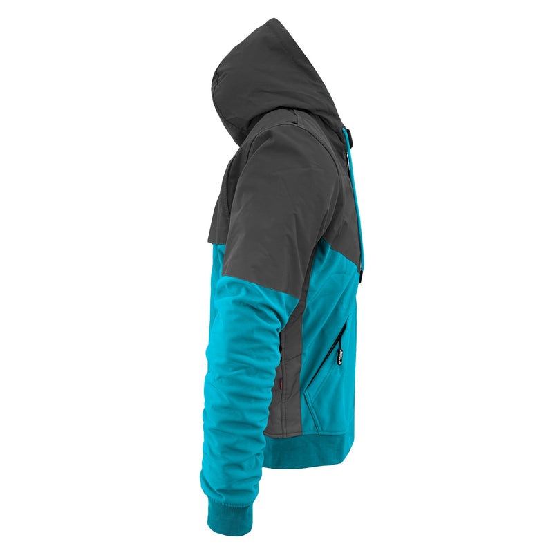 Load image into Gallery viewer, SoftShell Reflective Arctic Blue Nebula Hoodie
