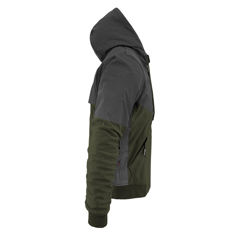 Load image into Gallery viewer, SoftShell Reflective Army Green Nebula Hoodie
