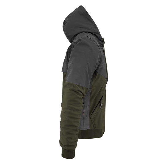 SoftShell Reflective Army Green Nebula Hoodie
