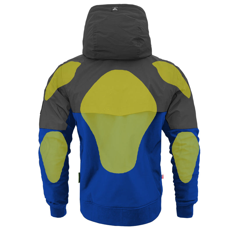 Load image into Gallery viewer, SoftShell Reflective Blue Nebula Hoodie
