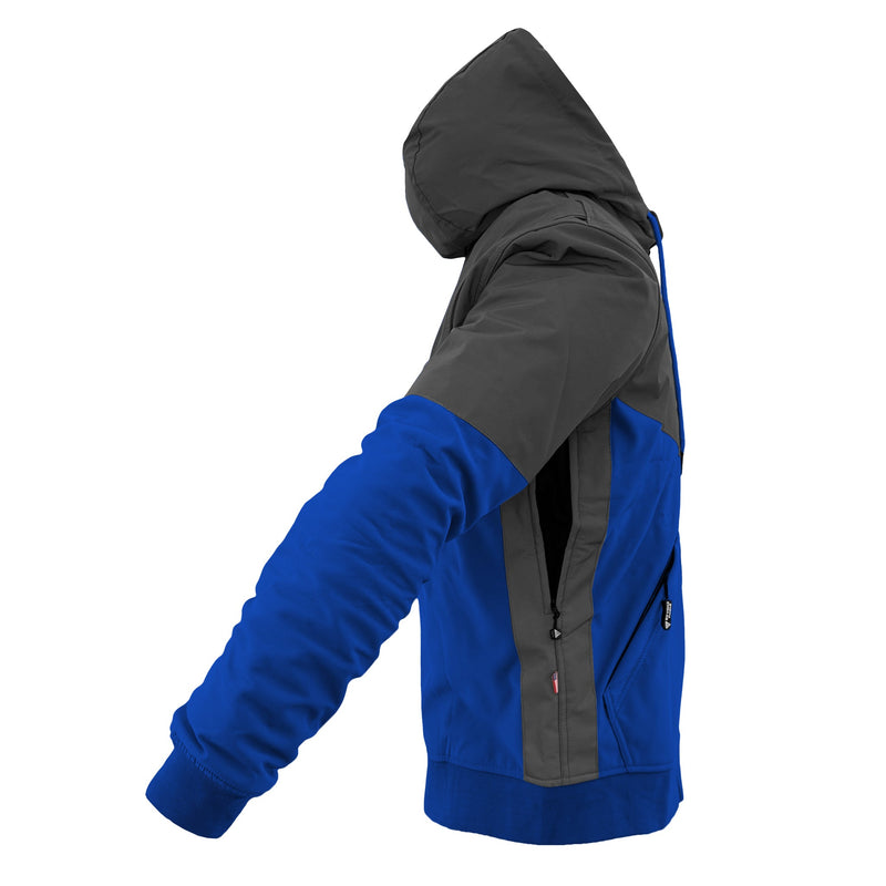 Load image into Gallery viewer, SoftShell Reflective Blue Nebula Hoodie
