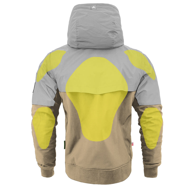 Load image into Gallery viewer, SoftShell Reflective Khaki Eclipse Hoodie
