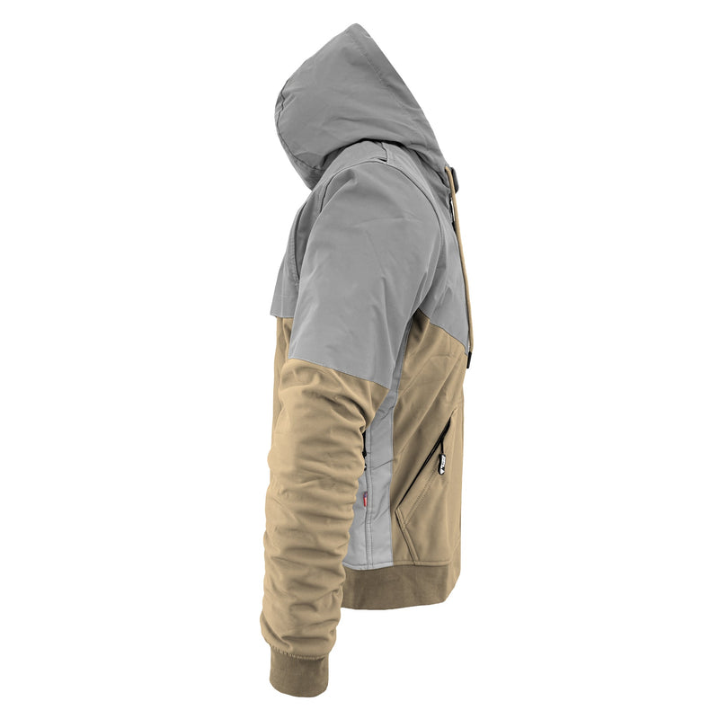 Load image into Gallery viewer, SoftShell Reflective Khaki Eclipse Hoodie

