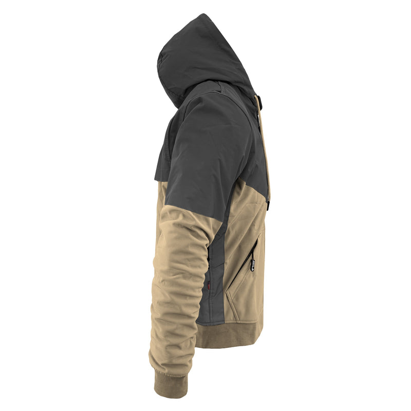 Load image into Gallery viewer, SoftShell Reflective Khaki Nebula Hoodie - with Pads
